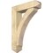 Ekena Millwork Thorton Arts and Crafts Rough Sawn Bracket w/ Offset Brace, Douglas Fir, 8"W x 32"D x 44"H BKT0806X32X44THR03RDF - alternate 1